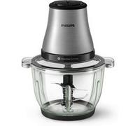 Philips Mini hachoir bol en verre HR1503/00 2 L 500 W argent