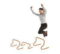 Mini haie de saut en PVC - VISIODIRECT - Orange - 15 cm - Athlétisme