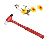 Mini Hammer, mini plastique dur portable portable Double Heal Watch Repair Hammer outil de réparation de bricolage à double face maillet souple pour bijoux, artisan, artisanat en