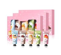 Mini Hand Cream for Women - Small Hand Cream for Dry Skins, Bulk Hand Lotion avec parfum longue durée, Christmas Stocking Stuffers, Cadeaux pour Femme, Hydratant et léger (3 Set, 5pcs)