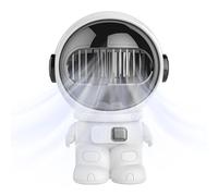 Mini Handheld Fan - 6.9 Inch Bladeless Cooling Fan | ABS PC Astronaut Desk Fans - Personal Portable USB Powered Airflow Rechargeable Quiet Blower Is Ideal for Dorm Bedroom Office Travel