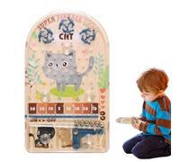 Mini Handheld Pinball Game - Pocket-Sized Electronic for Children and Adults, Adjustable Challenge Levels, Portable Fun Toy, Travel-Friendly Entertainment | Indoor Outdoor Family Play Accessory