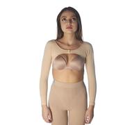 Mini haut de compression élevée - Manches de massage pour lipœdème et lymphœdème M nude