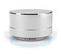 Mini Haut-Parleur Bluetooth Design Métal Brossé avec Lumière LED Réfléchissante A10 (Or)