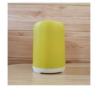Mini haut-parleur Bluetooth Petit acier Cannon Président Bluetooth avec l'atmosphère lumineuse-parleur sans fil(Giallo)