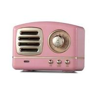Mini haut-parleur bluetooth v4.1 vintage enceinte acoustique hifi - FAMICAM - stéréo portable sans fil rose
