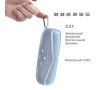 Mini Haut-Parleur Bluetooth Waterproof pour Sport et Outdoor C27 (Rouge)