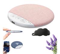 Mini Haut Parleur D Oreiller, Enceinte De Coussin Bluetooth, Aide Au Sommeil Avec Basses StéRéO, Bruit Blanc, Musique Au Coucher, Livres Audio, Sans DéRanger Les Autres, Fonction D'ArrêT (Rose)
