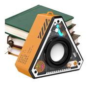 Mini haut-parleur portable - Boombox stéréo de bureau rechargeable, amplificateur audio de basse amélioré, système audio compact sans fil | Ordinateur Voiture Voyage Douche Salle de sport Fê