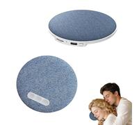 Mini haut-parleur portable sans fil Bluetooth 5.4 à conduction osseuse ultra-mince pour dormir avec bruit blanc et minuterie, casque de sommeil privé pour adultes et enfants (E)