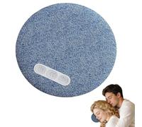 Mini haut-parleur portable sans fil Bluetooth 5.4 à conduction osseuse ultra-mince pour dormir avec bruit blanc et minuterie, casque de sommeil privé pour adultes et enfants (A)