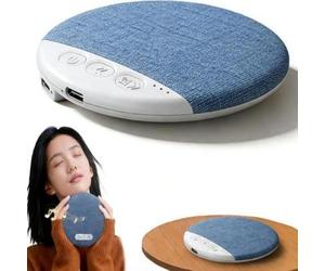 Mini Haut-parleur Pour Dormir - Oreiller Haut-parleur Portable Rechargeable Sans Fil | Conduction Osseuse Sous L‘Oreiller Avec Basses Stéréo Et Bruit Blanc | Aide Au Sommeil Avec Minuterie