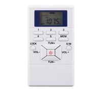 Mini haut parleur Radio FM numérique avec affichage LED, récepteur Portable, double canal, lecteur de musique, une seule bande, Kit d'antenne intégrée