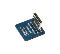 Mini HDMI Adaptateur Vertical, Fiche Verticale Mini HDMI, pour Câble HDMI de Bricolage, 12×16×17.5mm