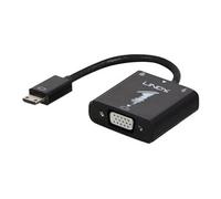 Mini HDMI to VGA and Audio Converter Adapter - Convertisseur vidéo - HDMI - VGA - noir