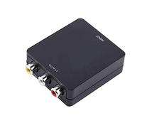 Mini HDMI vers AV Convertisseur, Asbter HDMI 1.3 vers RCA AV/CVSB L/R Vidéo 1080P HDMI2AV HDMI à AV Adaptateur (Noir)