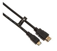 Mini HDMI vers HDMI Câble Adaptateur Compatible avec Sony Handycam CX190, Fujifilm FinePix S6750 / S6800 / S6830 / S6850 / S8200 / S8300, Canon PowerShot SX40 HS SX50 SX500 IS SX510 SX520 HS (3m)