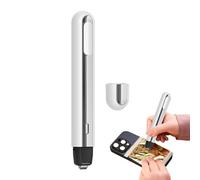 Mini Heat Press Pen | USB Rechargeable Aluminum 500mAh Precision Fine-tip Device | Bag Sealing Cutter Box Blade Ink Eraser Thermal Transfer | DIY Clothes Hats Fabric Paper Art Projects Portable Use