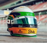 Mini Helmet 1/2 - Casque Gabriel Bortoleto - Stake F1 2025 4100421-Mini Helmet