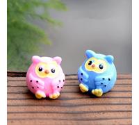 Mini Hibou De Couple Xbj126 4 Pièces, Fournitures De Décoration En Mousse Micro Paysage Déco Jardin Artisanat Créatif