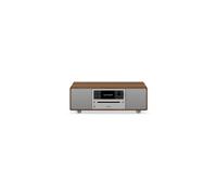 Mini HiFi connecté Sonoro Prestige Noyer Argent avec lecteur CD WiFi