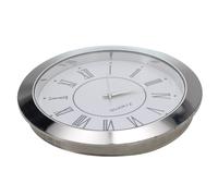 Mini horloge avec mouvement à quartz rond 55 mm pour une gamme de projets d'artisanat et d'idées (argent romain)