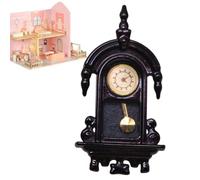 Mini Horloge Décorative pour la Maison de | Accessoire Décoratif Miniature,Horloge Murale Décoration pour Mini Maison De | Convient pour, Filles, Garçons, Famille, Amis Ou comme Cadeau