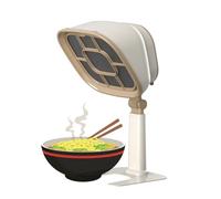 Mini hotte aspirante domestique - Angle réglable de 66°, hauteur 6 segments, 3200 tr/min pour cuisine, casserole chaude et barbecue
