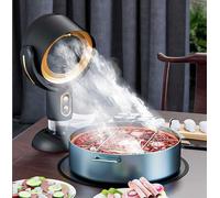 Mini hotte aspirante, Rechargeable sans fil Hotte Cuisine Maison Batterie 3000mAh hotte de cuisinières mobiles Petite taille Grande aspiration, Pour fondue/barbecue