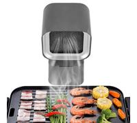 Mini hotte portable 12 W Brushless Hotte de cuisine portable 3600 tr/min max 2 niveaux de réglage pour cuisine, appartement junior, camping, appartement (noir)