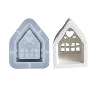 MINI HOUSE MOLD - Adorable moule de préparation en forme de chalet, outil artisanal en cire de silicone réutilisable | Cashing en résine moule qui produit des moules à can