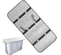 Mini housse divisée pour unité de climatisation extérieure, protection contre le soleil et la pluie en aluminium pour climatiseur jusqu'à 80 x 40 cm