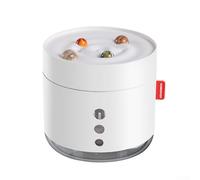 Mini humidificateur d'air 800 ml, humidificateur d'air pour chambre de bébé avec fonctionnement silencieux, diffuseur de brume froide veilleuse pour bureau à domicile, double réglage de mode (blanc)