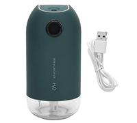 Mini humidificateur d'air Portable de 500ml, brumisateur Rechargeable par USB avec veilleuse (Vert foncé)