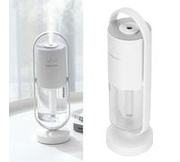 Mini humidificateur d'air portable, pivotant à 360 °, 2 modes de pulvérisation, mini humidificateur d'air de voiture pour la maison, le bureau, les voyages