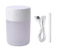 Mini Humidificateur de Bureau, Humidificateur à Brume de 280 ML, 7 Couleurs, Lumière LED, Humidificateur de Bureau alimenté par USB, Humidificateur alimenté par USB,
