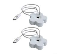 Mini humidificateur de bureau portable USB avec brume fine et fonctionnement silencieux, matériau ABS, utilisation illimitée du conteneur, minuterie intelligente de 8 heures d'arrêt automatique