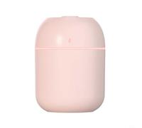 Mini humidificateur portable de 220 ml avec veilleuse 7 couleurs, diffuseur d'arômes à brume froide alimenté par USB pour la maison, le bureau et la voiture (rose)