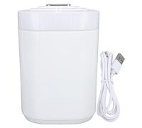 Mini humidificateur portable, humidificateur de grande capacité blanc lune, brume réglable de 3 L avec lumière ambiante RVB, humidificateur de bureau USB de type C silencieux pour