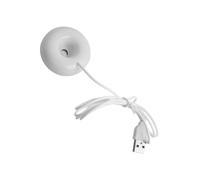Mini humidificateur portable USB en forme de donut avec brume ionique négative, protection automatique contre la coupure d'eau pour la maison et le bureau, purification de l'air, blanc