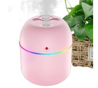 Mini humidificateur USB - Hydratant d'air personnel, brumisateur de bureau | Humidificateur de voyage compact de 220 ml avec deux réglages de pulvérisation vapeur froide pour chambre à coucher, bureau