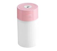 Mini humidificateur USB portable coloré de 300 ml avec 2 modes de pulvérisation et niveaux de brume réglables, grand volume de brouillard, fonctionnement silencieux pour voiture, (Rose)