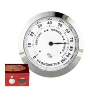 Mini Hygromètre Analogique Rond - 3,7 Cm Gauge D'humidité Pour Lés Humidificateurs | Hygromètre De Précision Pour Les Caisses De Guitare | Capteur En De Zinc À Haute Précision Pour Les Soins D