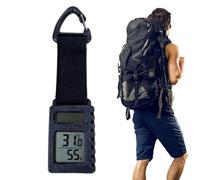 Mini Hygromètre Capteur léger Portable Numérique Extérieur Équipement | Outils de mesure de température pour sports de plein air pour les activités de plein air telles que la randonnée et le