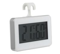 Mini Hygromètre Électronique ABS pour Réfrigérateur, Affichage | Mesure Précise, Alarme Haute ou Basse Température, Léger, Usage Intérieur et Extérieur, Blanc