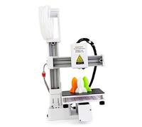 Mini Imprimante 3D, Entièrement Assemblée avec Tout Chauffage Rapide de Buse Métallique, compatibilité PLA/TPU, Taille Compacte 4x4x4in (Black) (White)