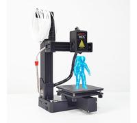 Mini Imprimante 3D, Imprimantes 3D FDM pour Débutants, Taille d'impression 4x4x4, Prise en Charge du PLA TPU 1,75 Mm, Petite Machine d'impression 3D avec Plate-Forme (Prise UE)