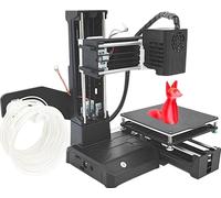 Mini imprimante 3D, taille d'impression 100x100x100 mm, impression à un bouton, plateforme amovible, noire
