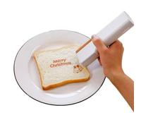 Mini imprimante alimentaire, stylo d'imprimante à jet d'encre comestible, imprimante alimentaire d'art de café, Machine d'impression WiFi pour gâteaux et Desserts au café(Brown)