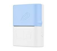Mini imprimante de mauvaise question, imprimante thermique de poche portable, imprimante photo, texte, imprimante Web, impression sans encre (couleur : bleu)